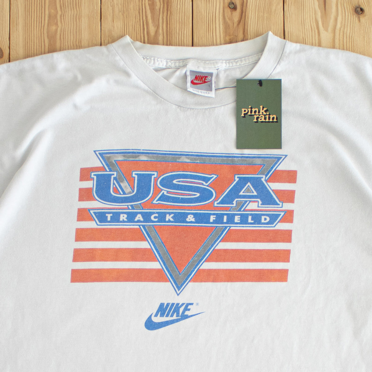 (XL) Nike USA Track & Field Vintage T-Shirt White