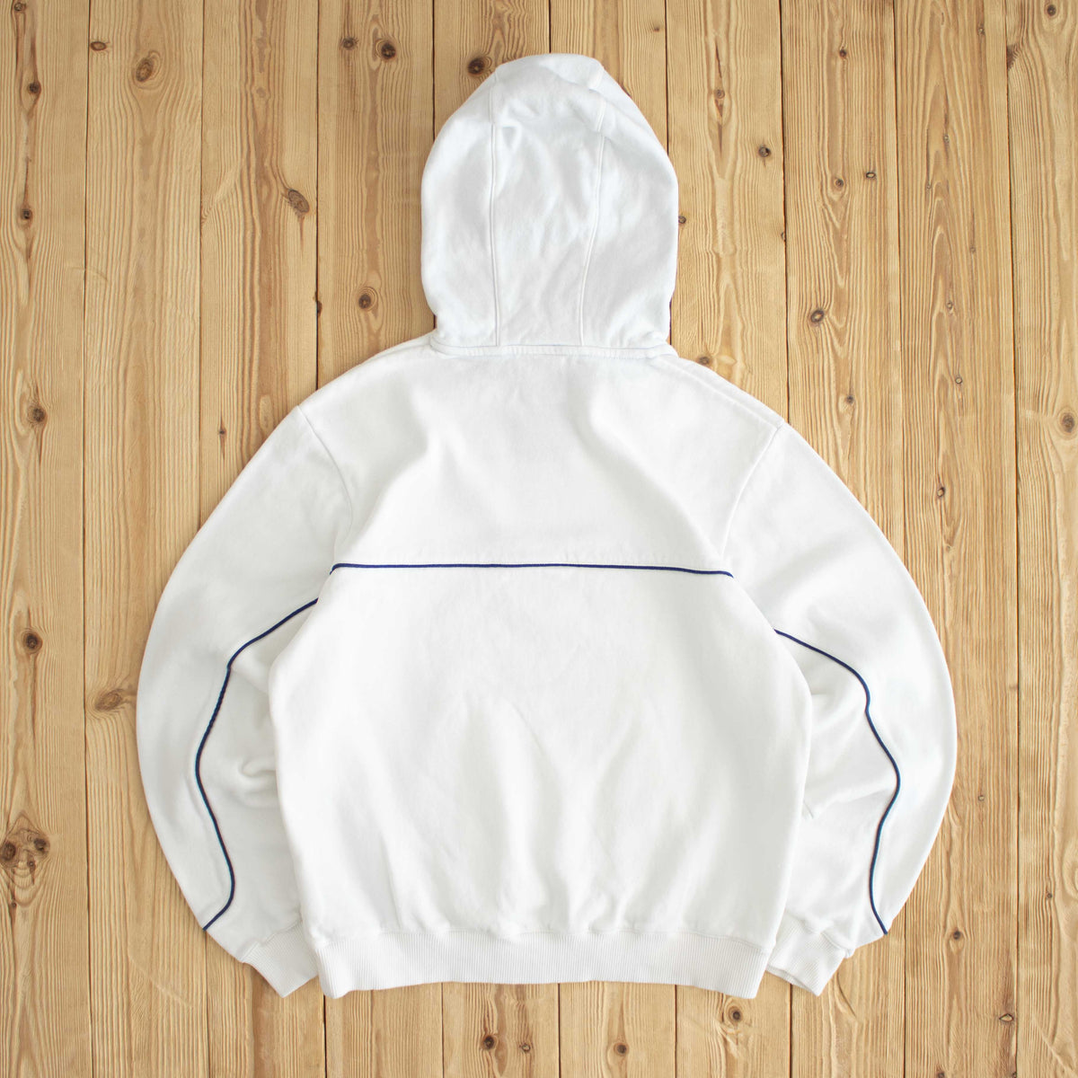 (S/M) Nike Vintage Essential Embroidered Hoodie White