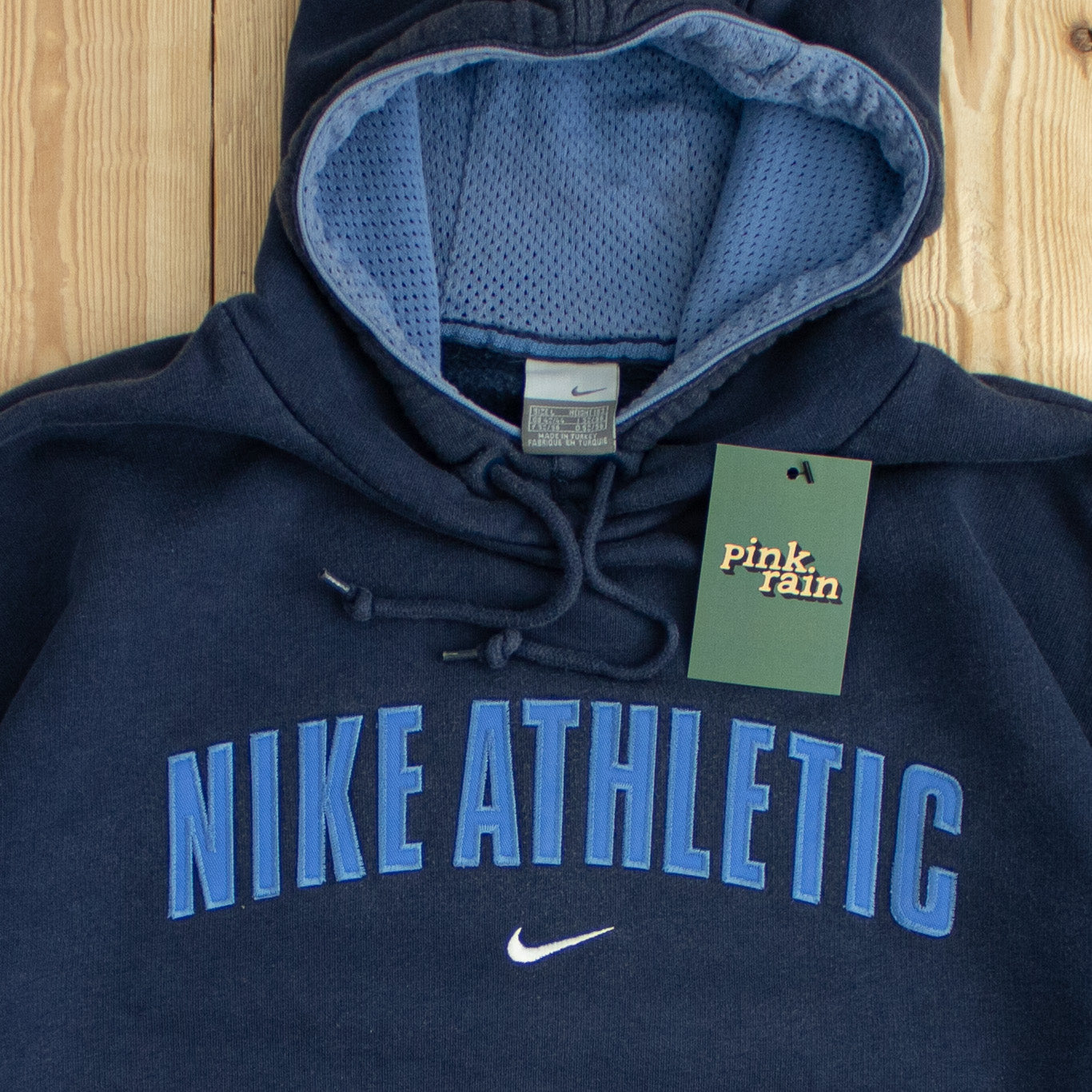 (L) Vintage Nike Athletic Embroidered Hoodie
