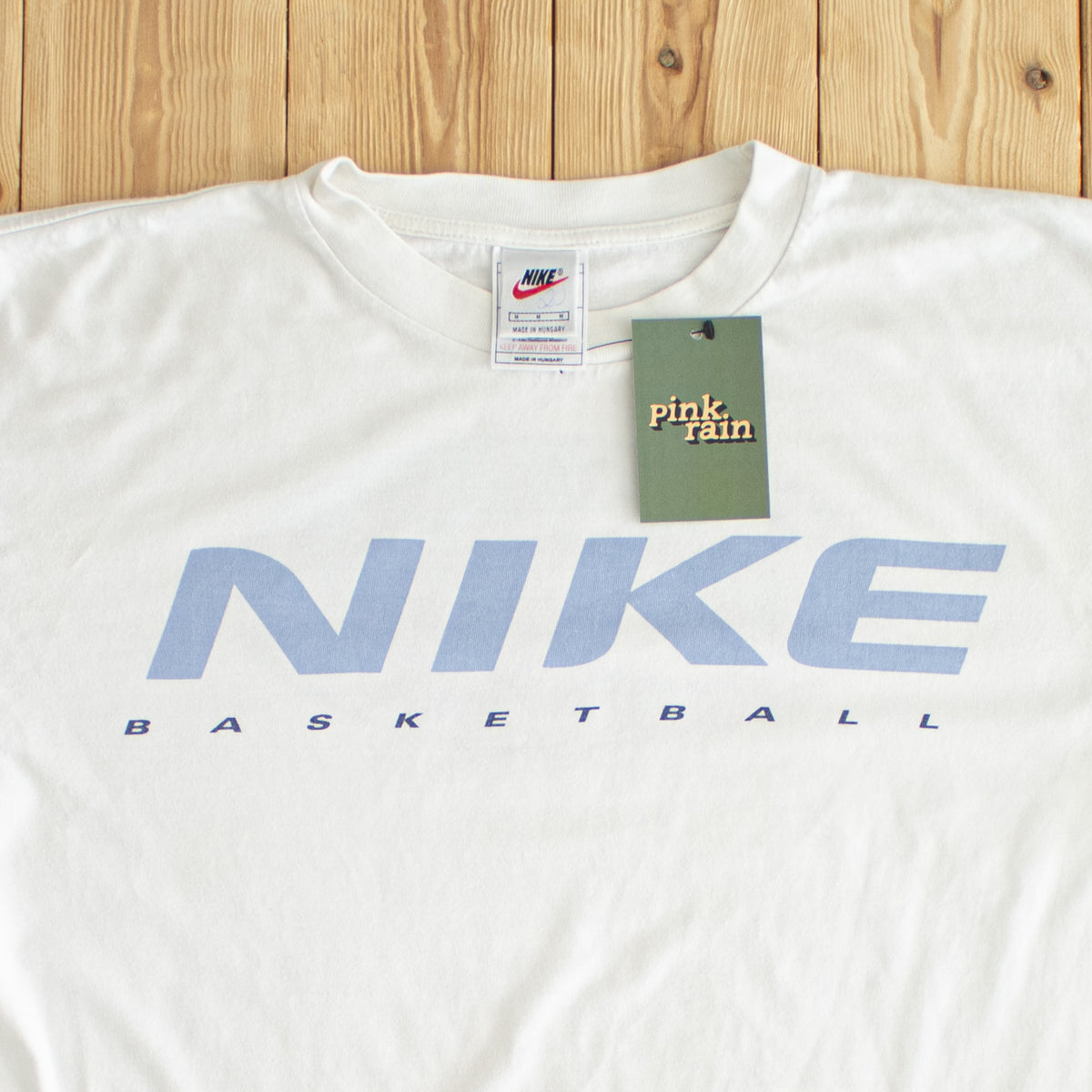 (M/L) Nike Basketball Vintage T-Shirt White