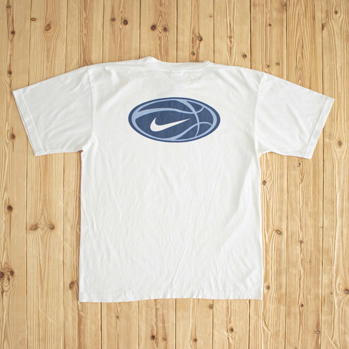 (M/L) Nike Basketball Vintage T-Shirt White