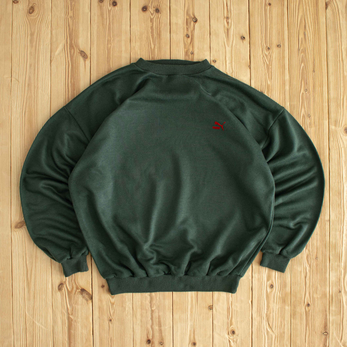(M) Puma Vintage Essential Sweatshirt Green