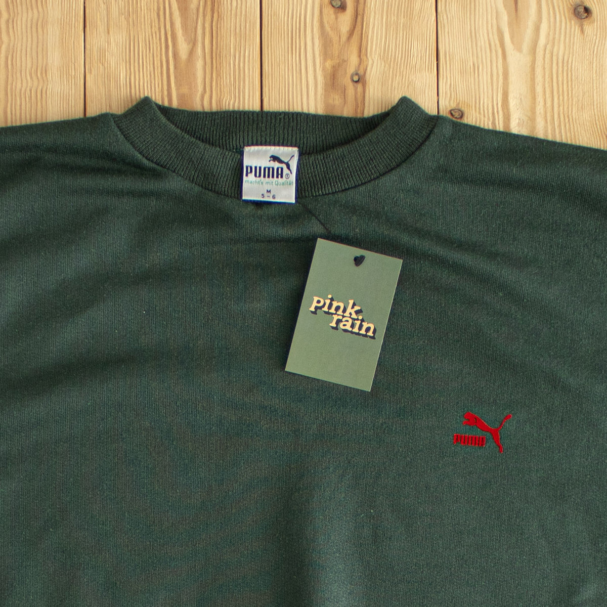 (M) Puma Vintage Essential Sweatshirt Green