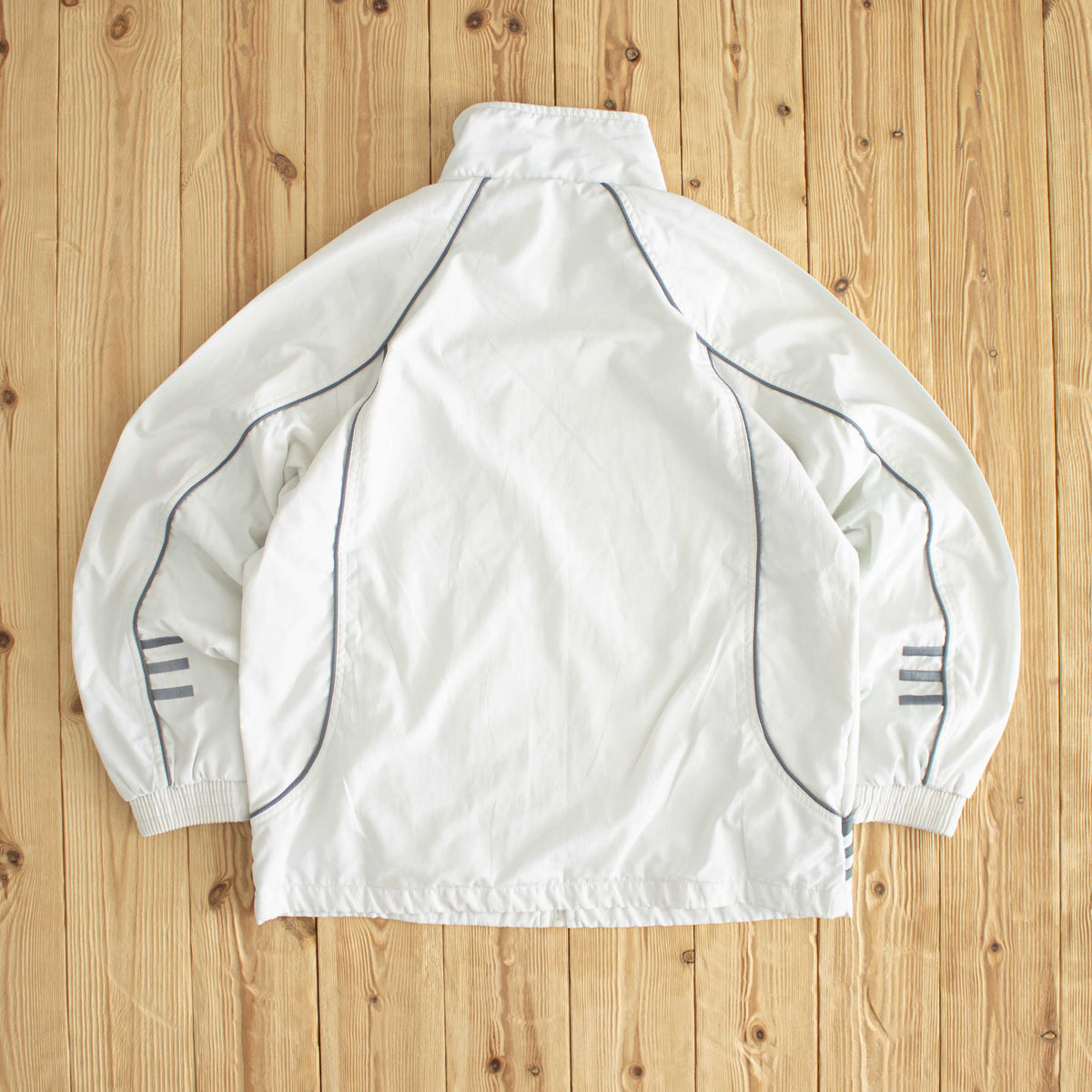 (S/M) Adidas Vintage Essential Embroidered Jacket White