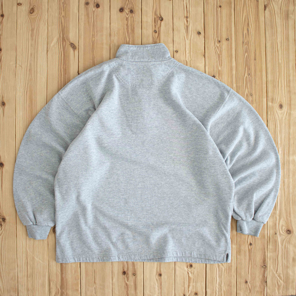 (XL) Nike Vintage Essential Embroidered Quarter-Zip Gray