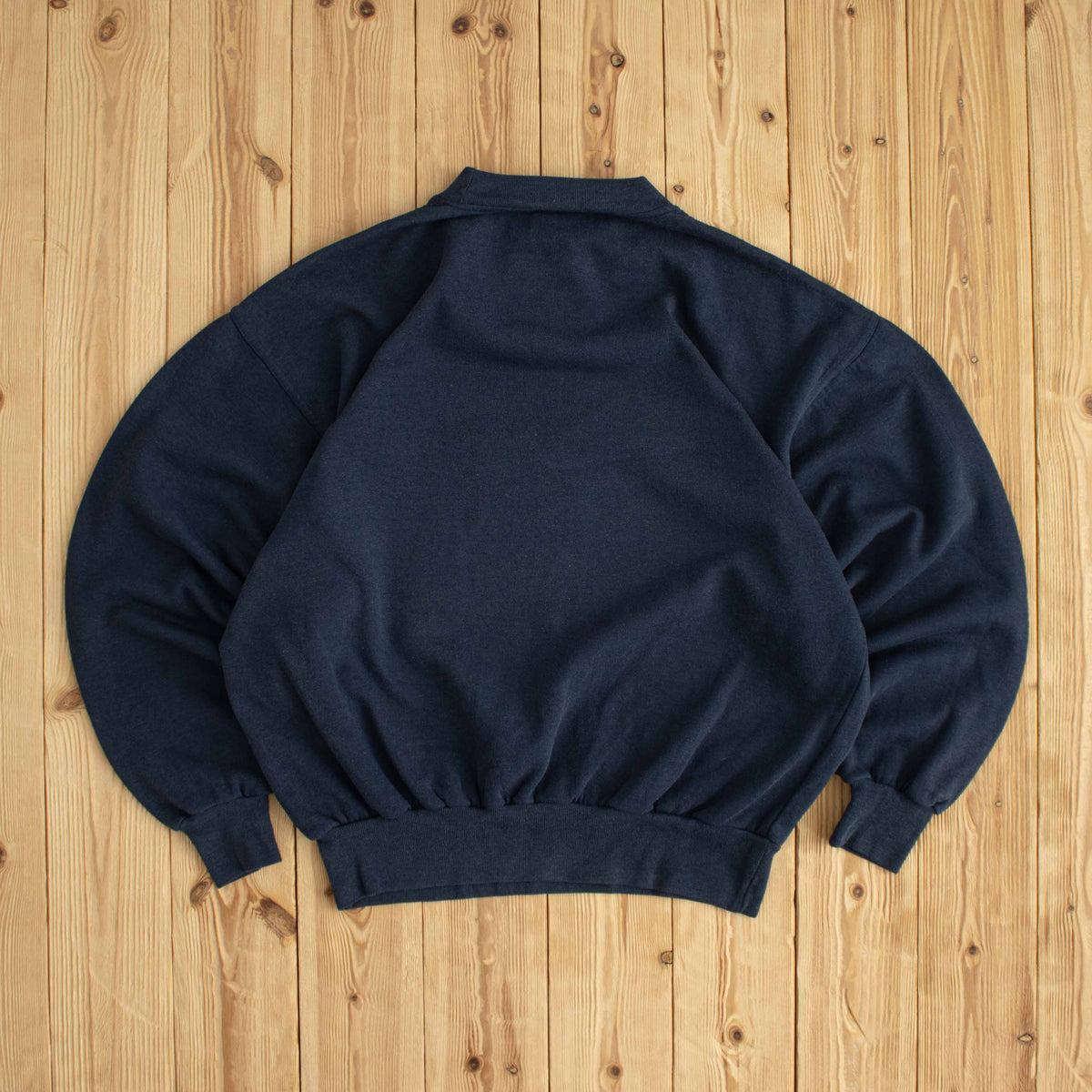 (M/L) Reebok Vintage Essential Embroidered Sweatshirt Blue
