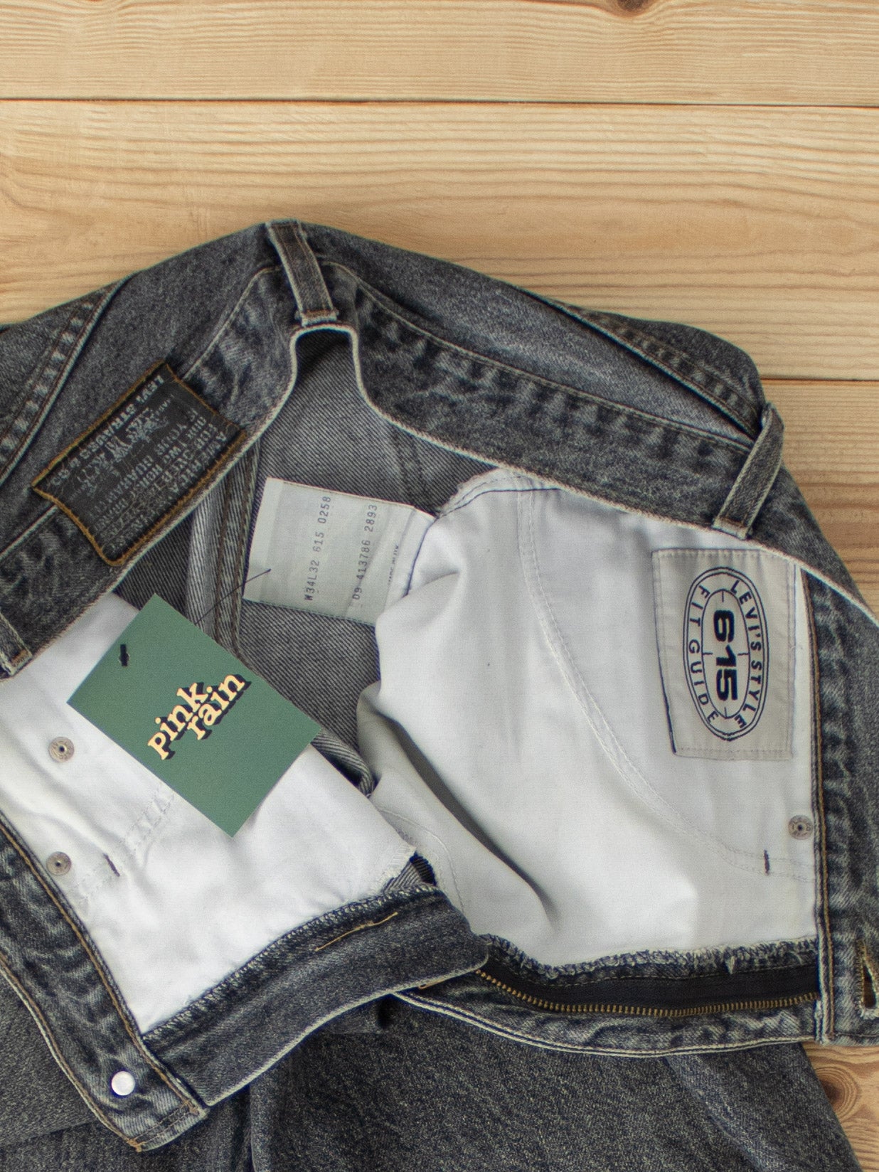 (W34/L32) Vintage Levi's 615 Orange Tab Jeans