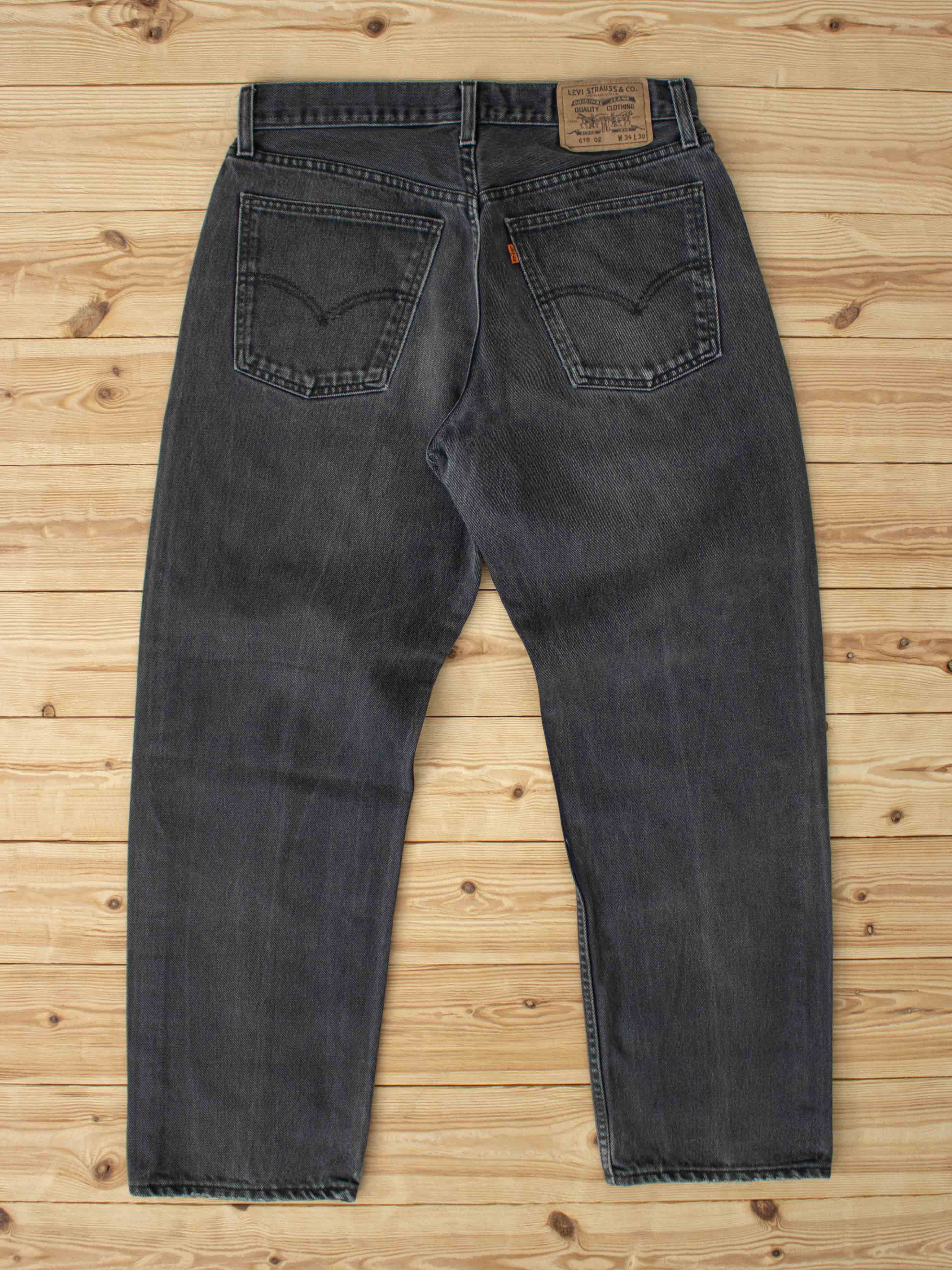 (W34/L30) Vintage Levi's 618 Orange Tab Jeans