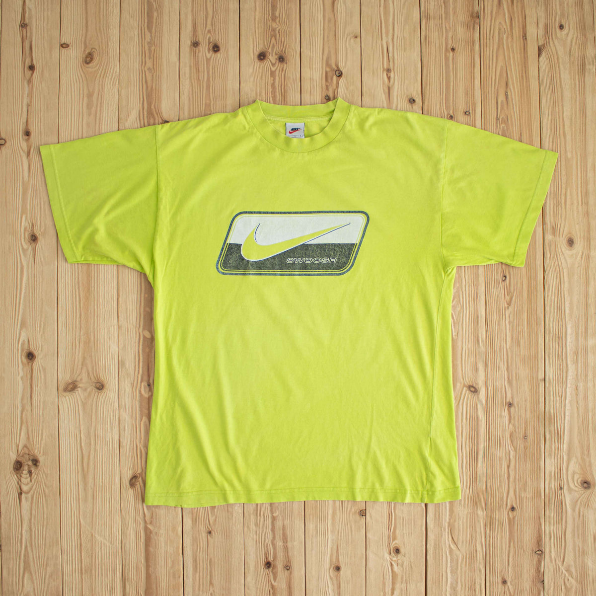 (L) Nike Swoosh Vintage T-Shirt Green