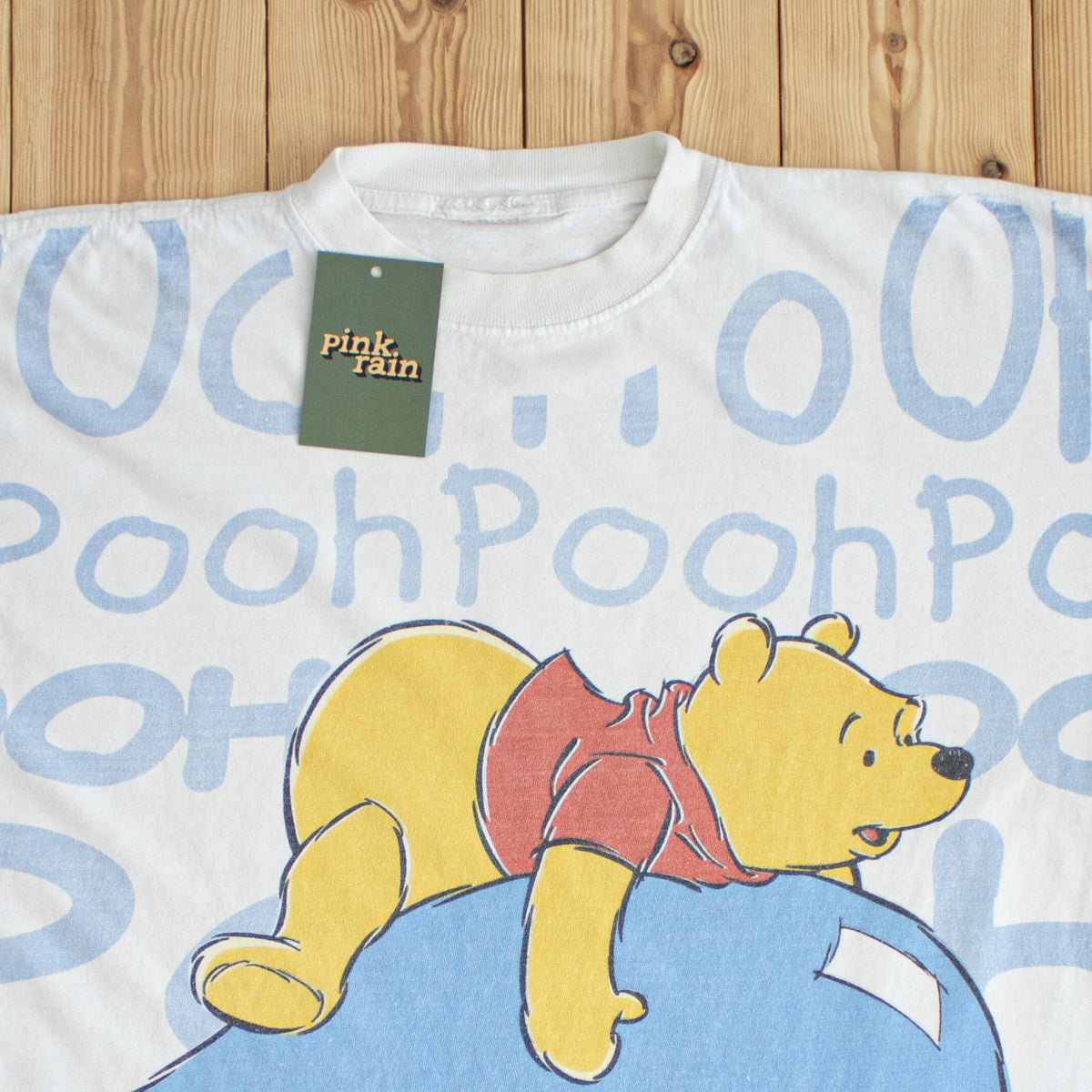 (L/XL) Disney Winnie The Pooh Vintage T-Shirt White