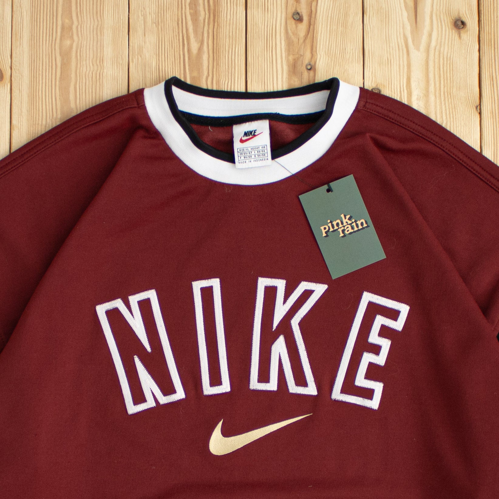 (L) Vintage Nike Spell Out Embroidered Sweatshirt