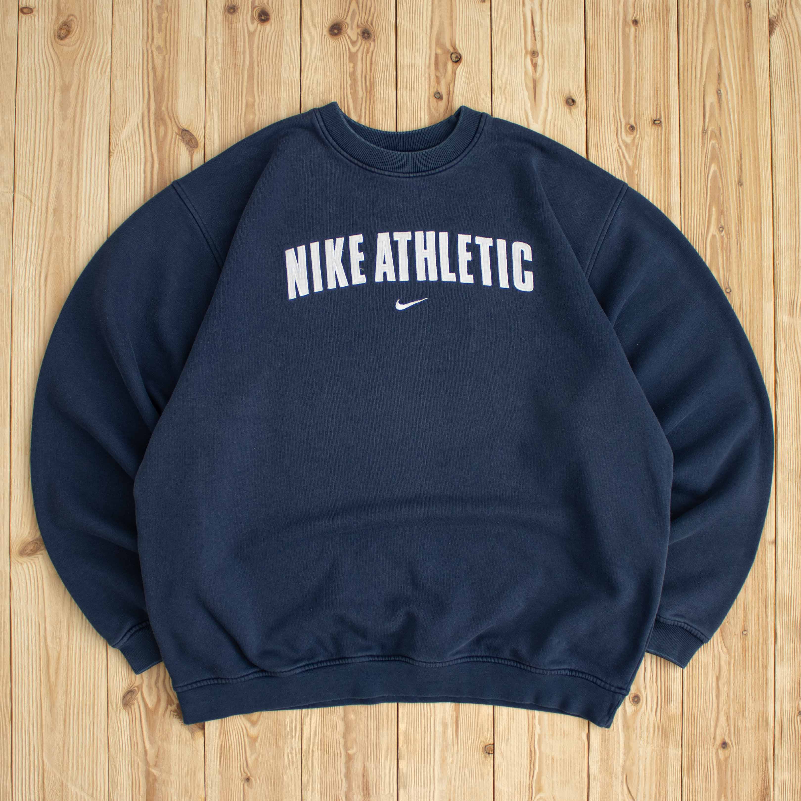 (L) Vintage Nike Athletic Embroidered Sweatshirt