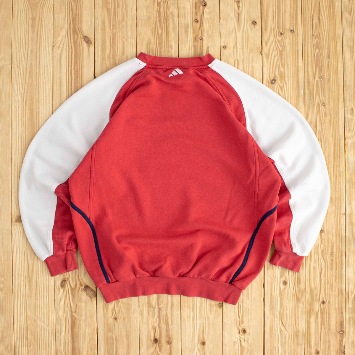 (M) Adidas F.C. Bayern München Vintage Embroidered Sweatshirt Red