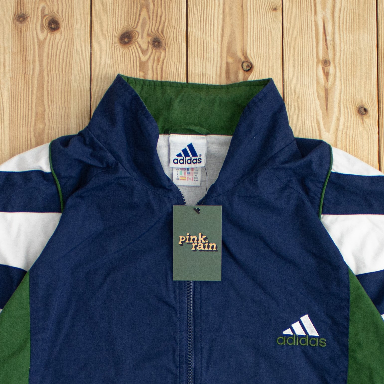 (XL) Vintage Adidas Embroidered Jacket