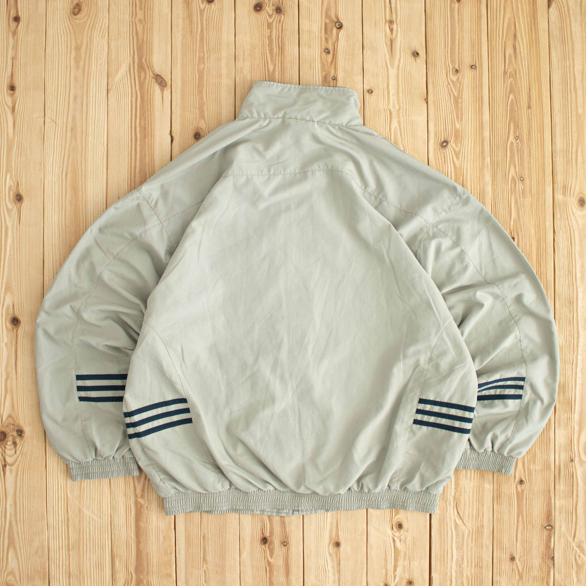 (L) Adidas Vintage Embroidered Jacket Beige