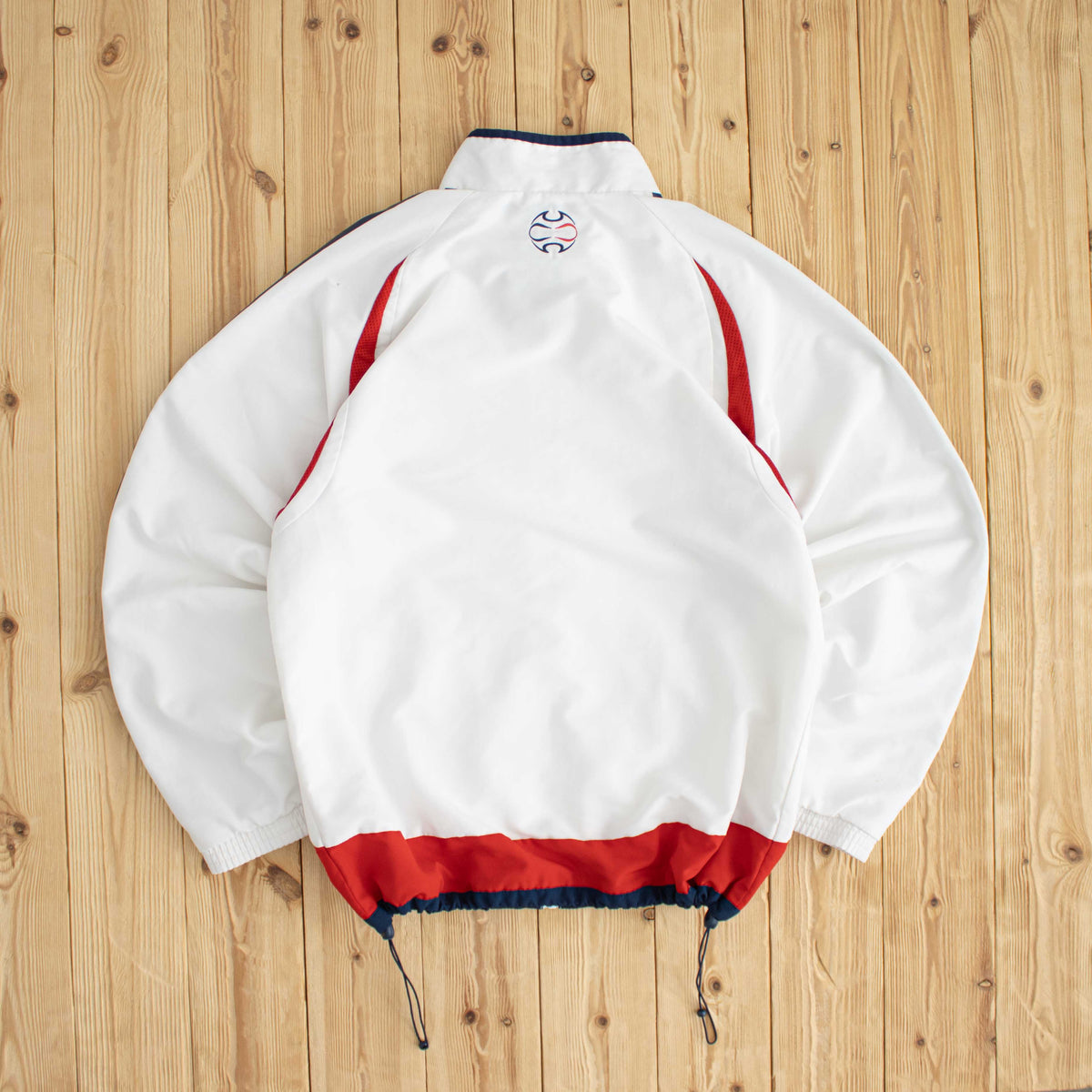 (M/L) Adidas F.C. Bayern MünchenVintage Embroidered Jacket White
