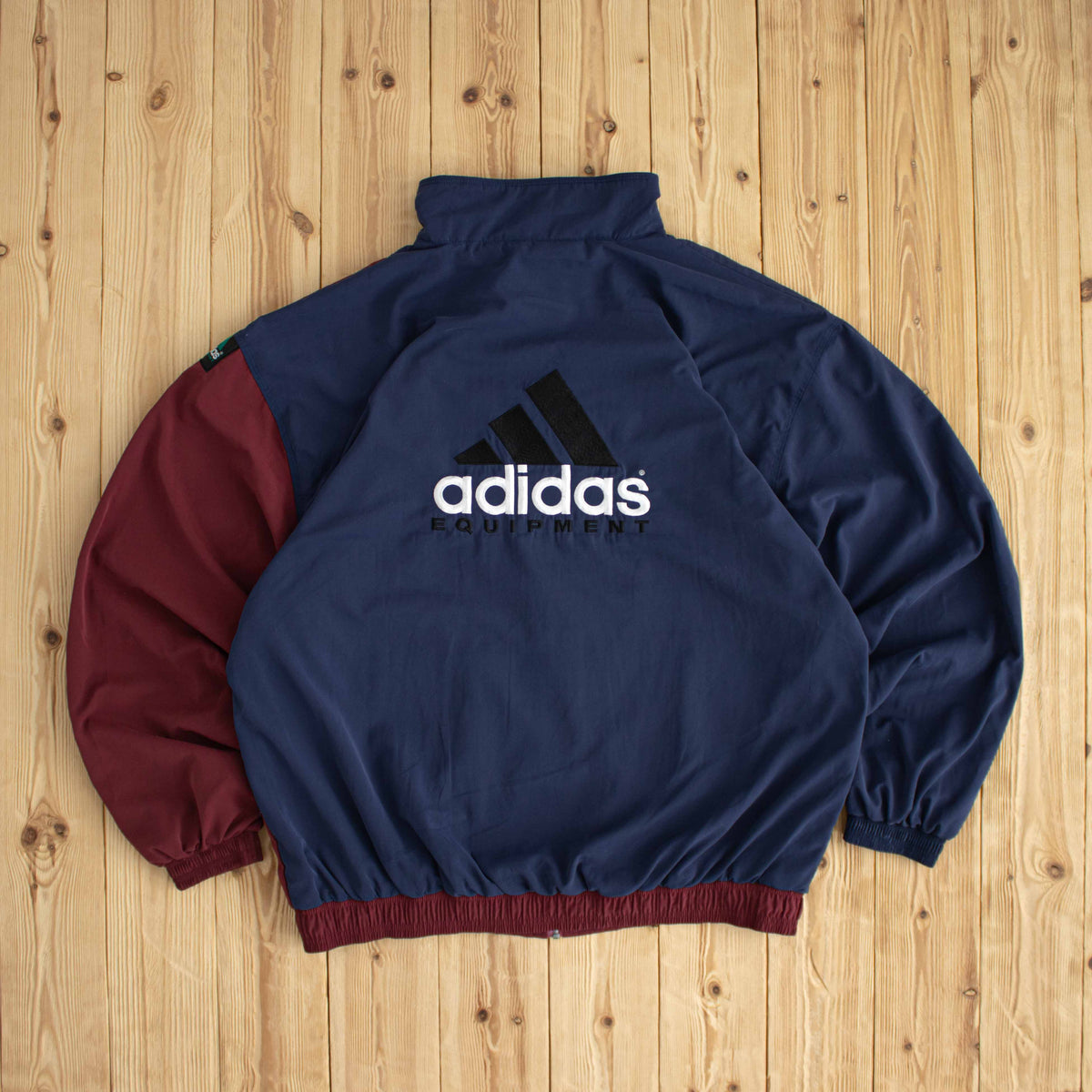 (XL) Adidas Equipment Vintage Embroidered Jacket Red Blue