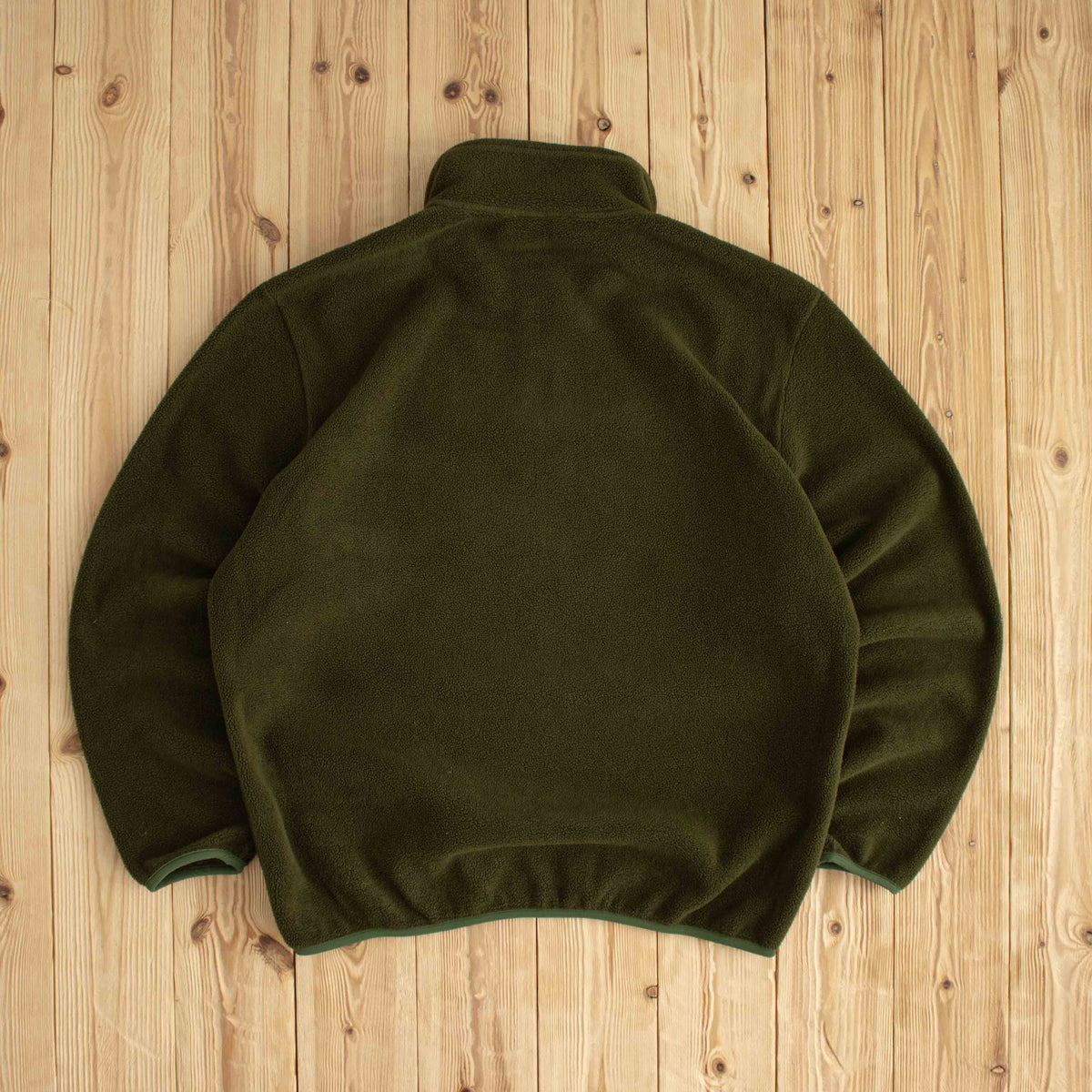 (M) Fila Vintage Embroidered Fleece Quarter-Zip Green