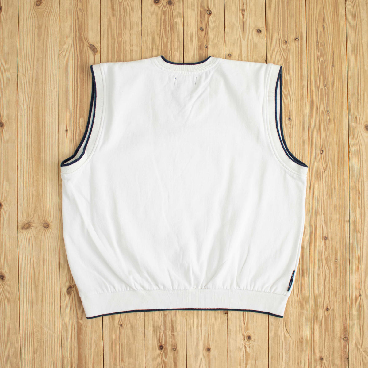 (XL) Chaps Ralph Lauren Vintage Embroidered Vest White