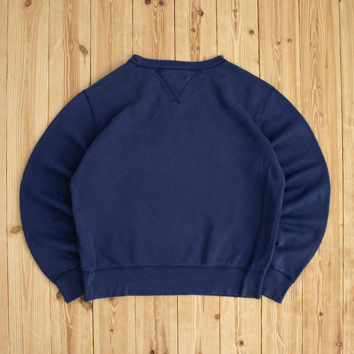 (M) Polo Ralph Lauren Vintage Embroidered Sweatshirt Blue