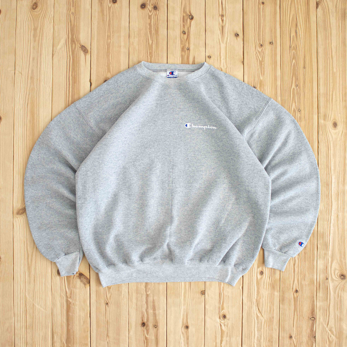 (L) Champion Vintage Essential Sweatshirt Gray
