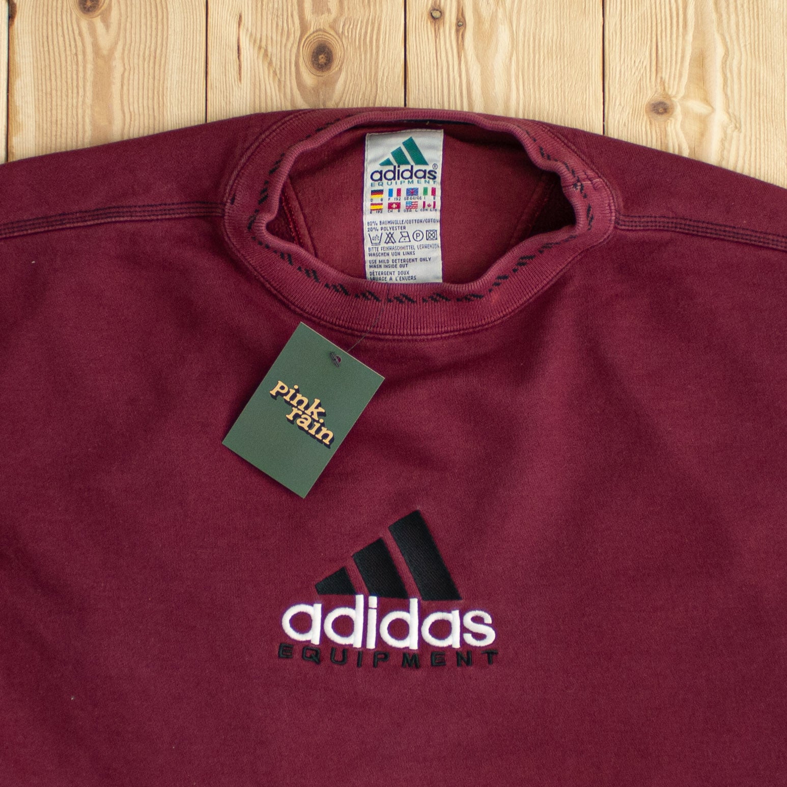 (M) Vintage Adidas Equipment Embroidered Sweatshirt