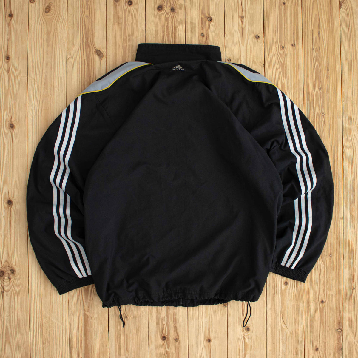 (L) Adidas Vintage Essential Embroidered Jacket Black