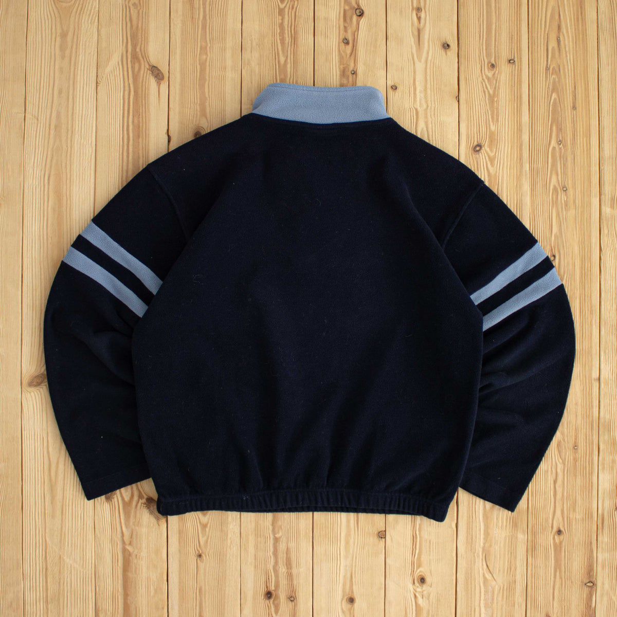 (S) Fila Vintage Embroidered Quarter-Zip Blue