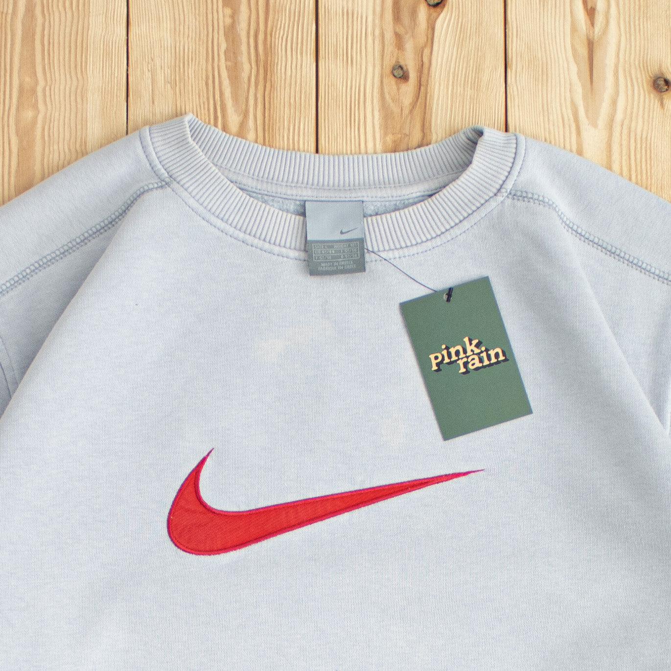 (L) Vintage Nike Swoosh Embroidered Sweatshirt