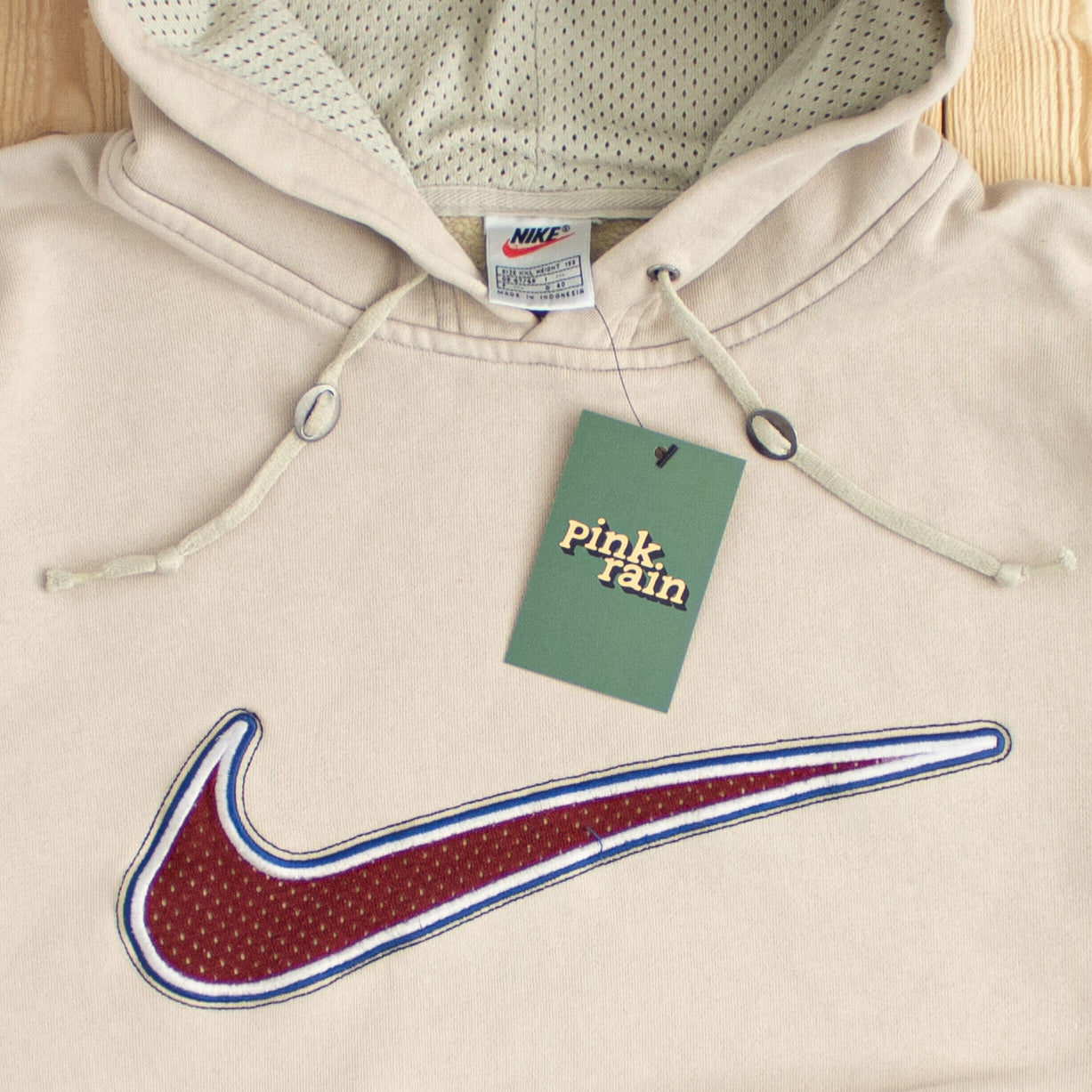 (XL) Vintage Nike Swoosh Embroidered Hoodie