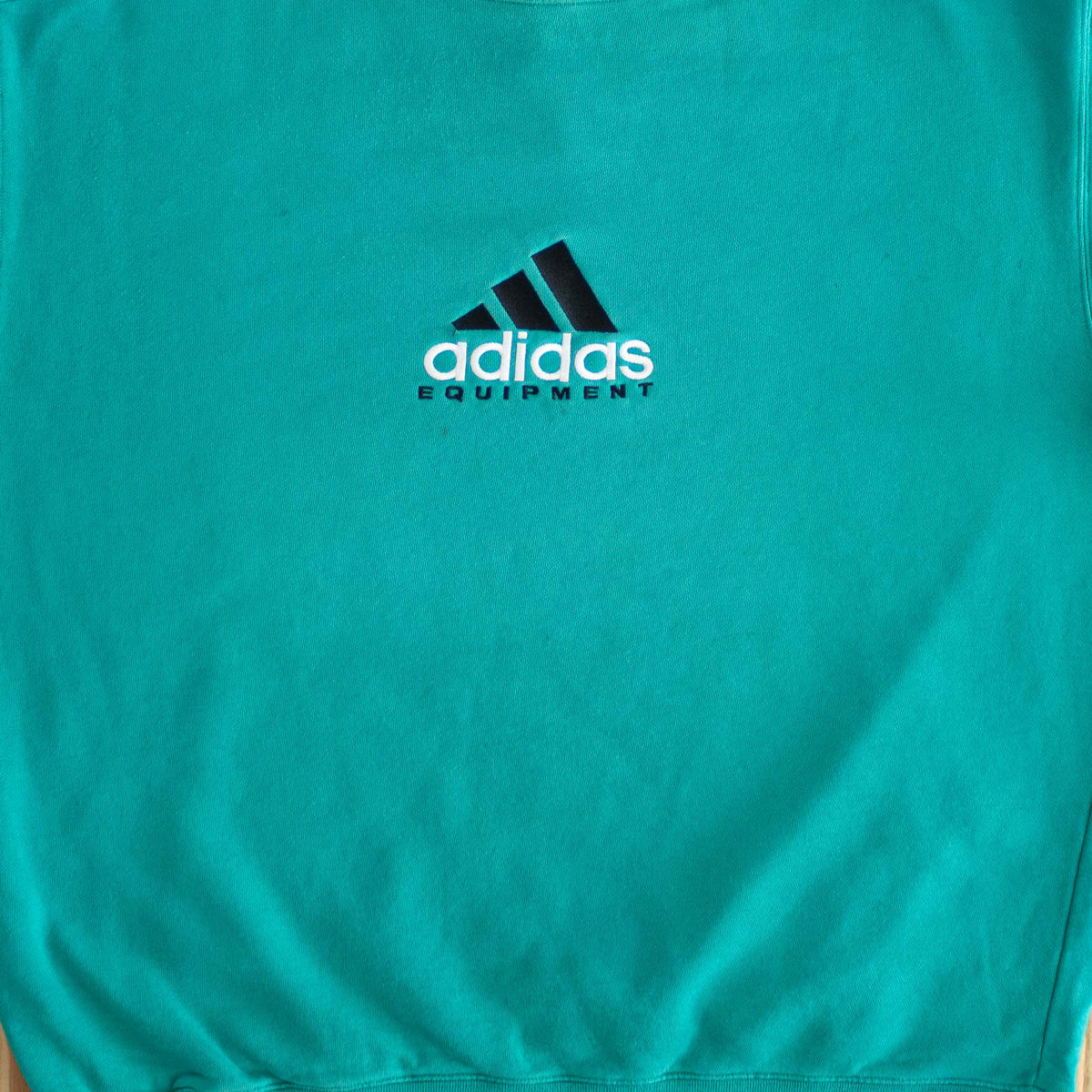 (L) Adidas Equipment Vintage Embroidered Sweatshirt Blue