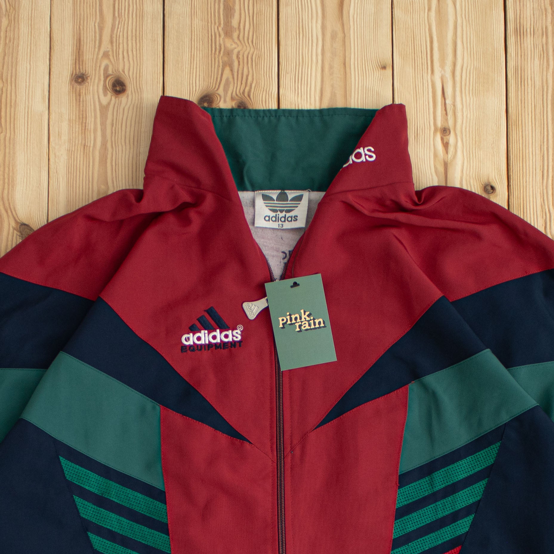 (XL) Vintage Adidas Equipment Embroidered Jacket