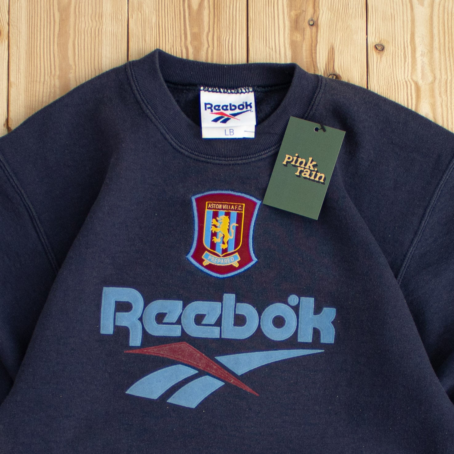 (S/M) Vintage Reebok Aston Villa FC Embroidered Sweatshirt