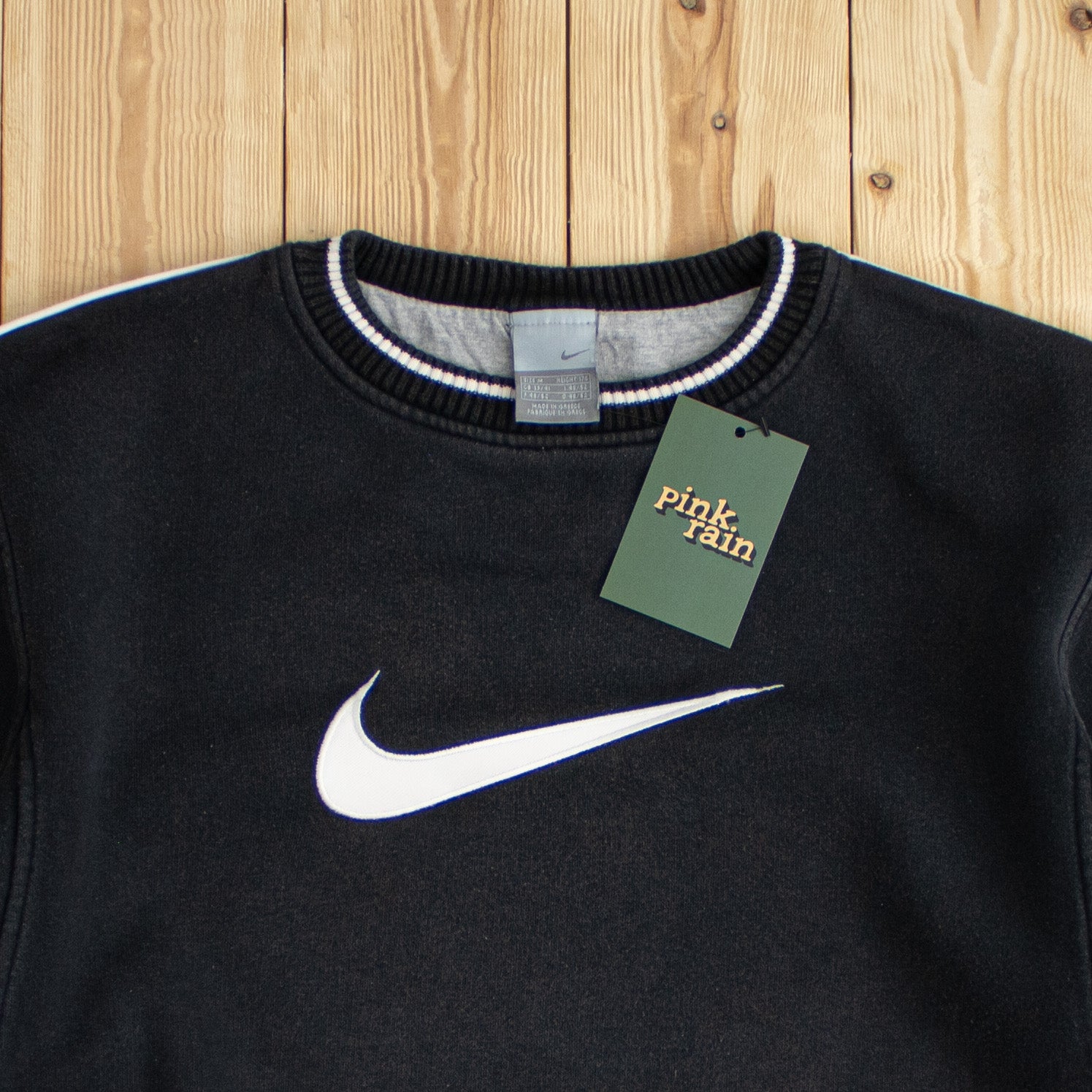 (S/M) Vintage Nike Swoosh Embroidered Sweatshirt