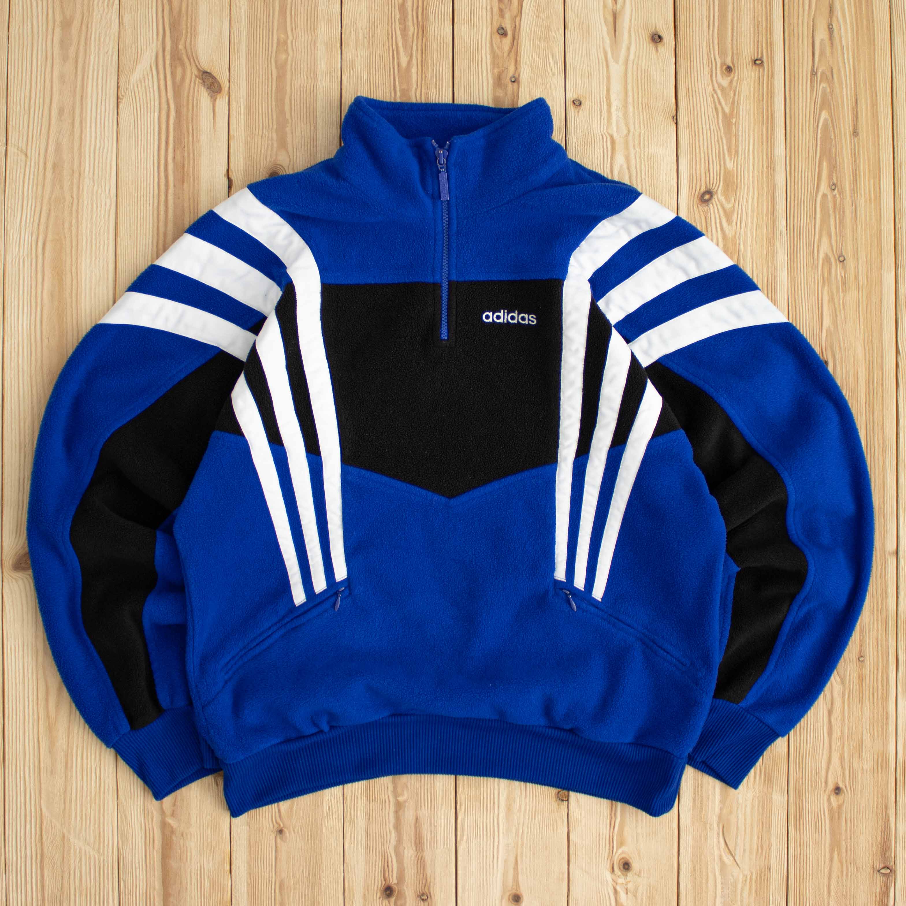 (M) Vintage Adidas Embroidered Fleece