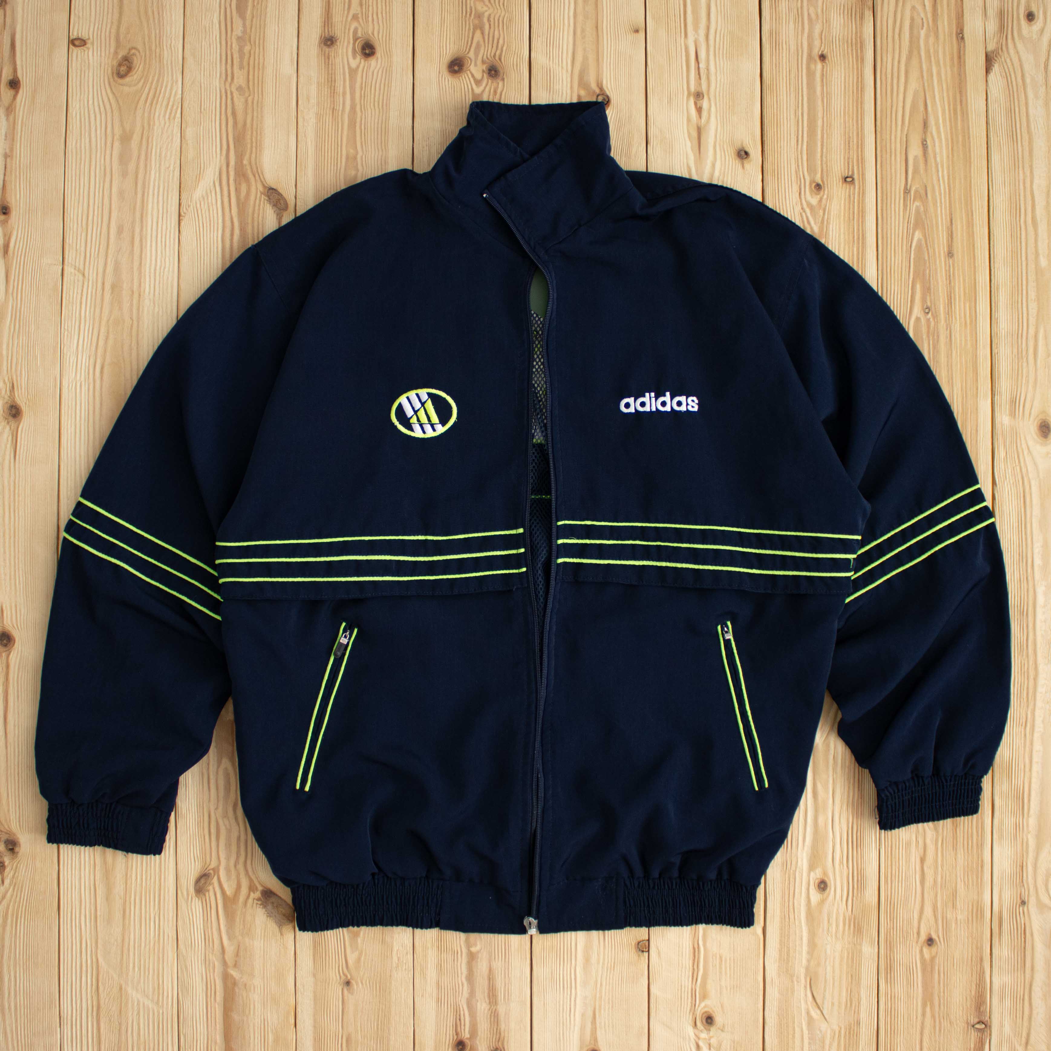 (L) Vintage Adidas Embroidered Jacket