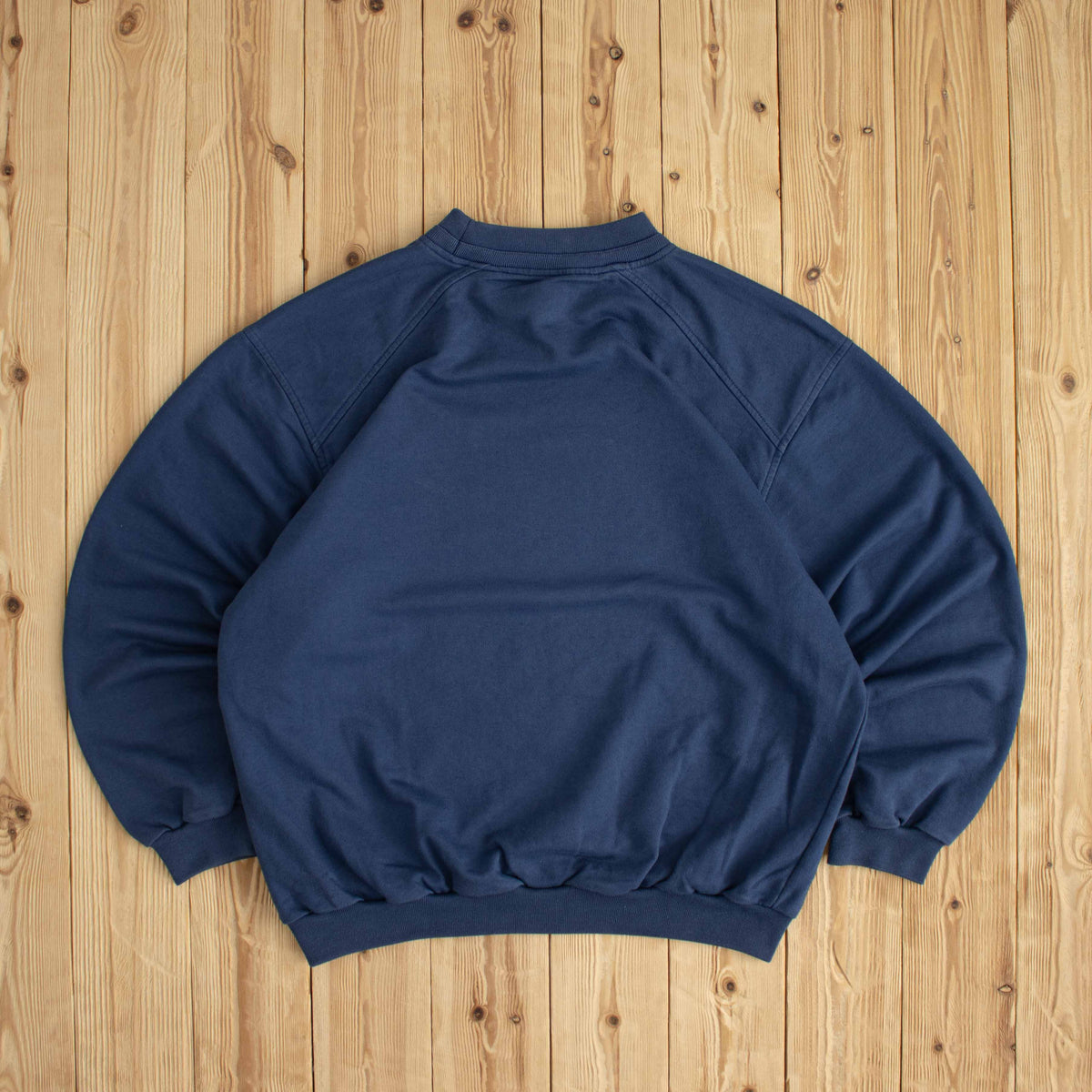 (M/L) Nike Spell Out Vintage Embroidered Sweatshirt Blue