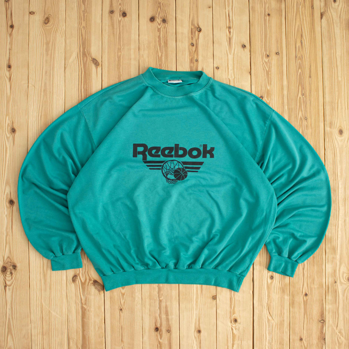 (XL) Reebok Basketball Vintage Sweatshirt Blue