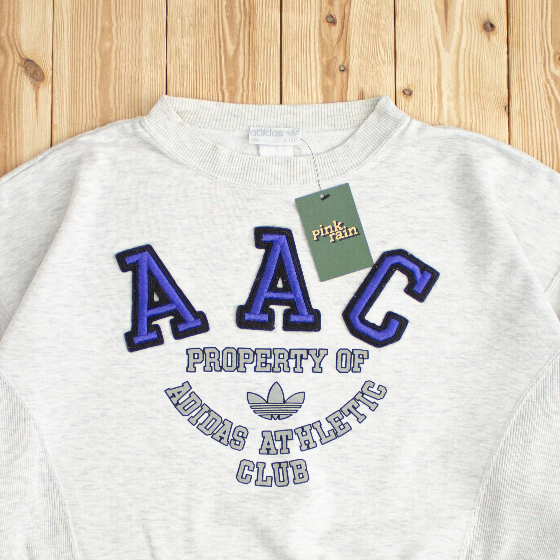 (M/L) Vintage Adidas Athletic Club Embroidered Sweatshirt