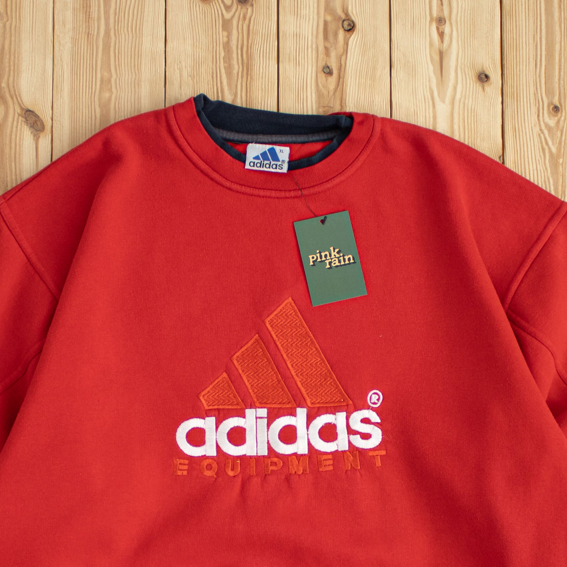 (L) Vintage Adidas Equipment Embroidered Sweatshirt