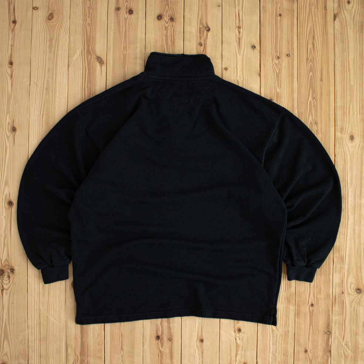 (L/XL) Nike Vintage Essential Embroidered Quarter-Zip Black