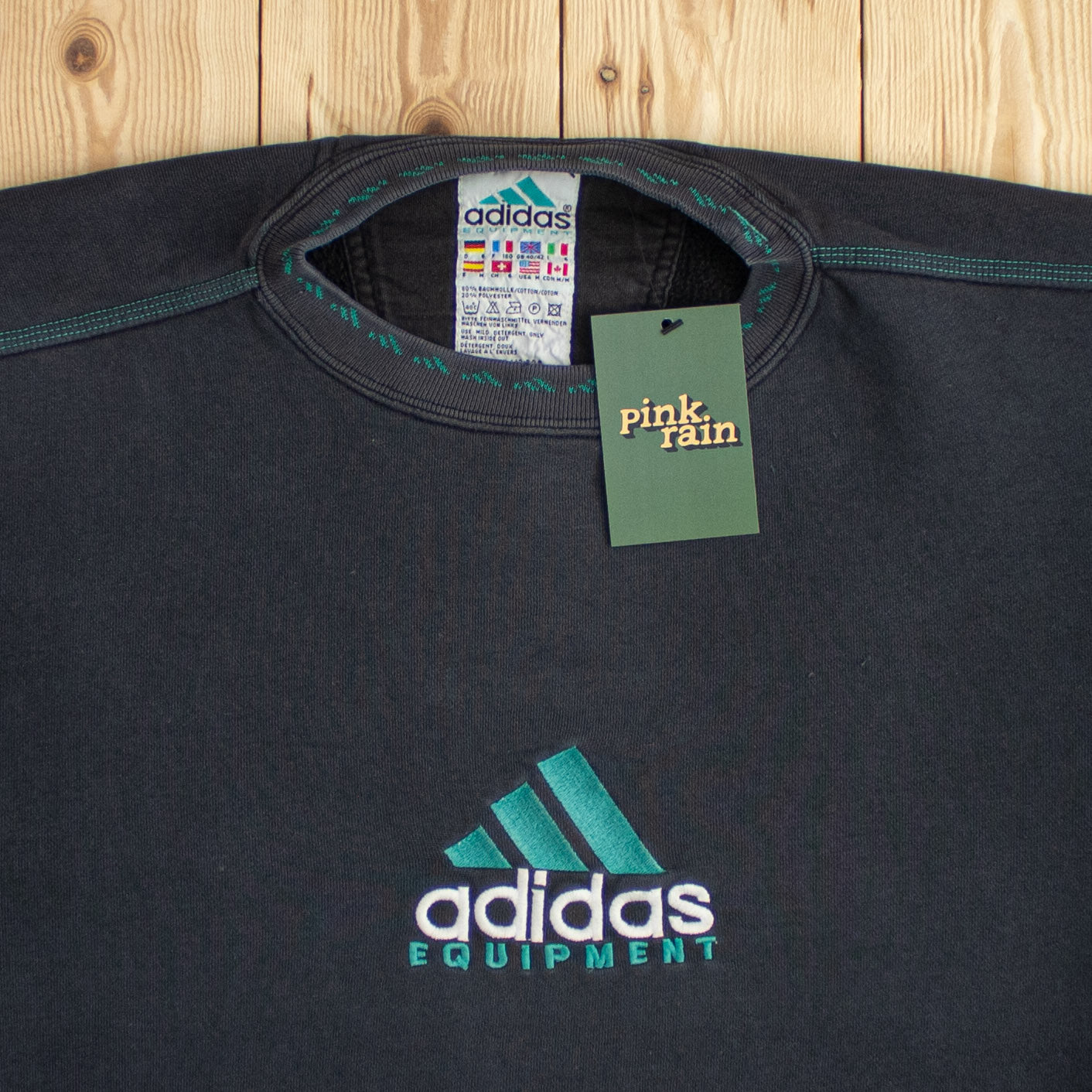(M) Vintage Adidas Equipment Embroidered Sweatshirt