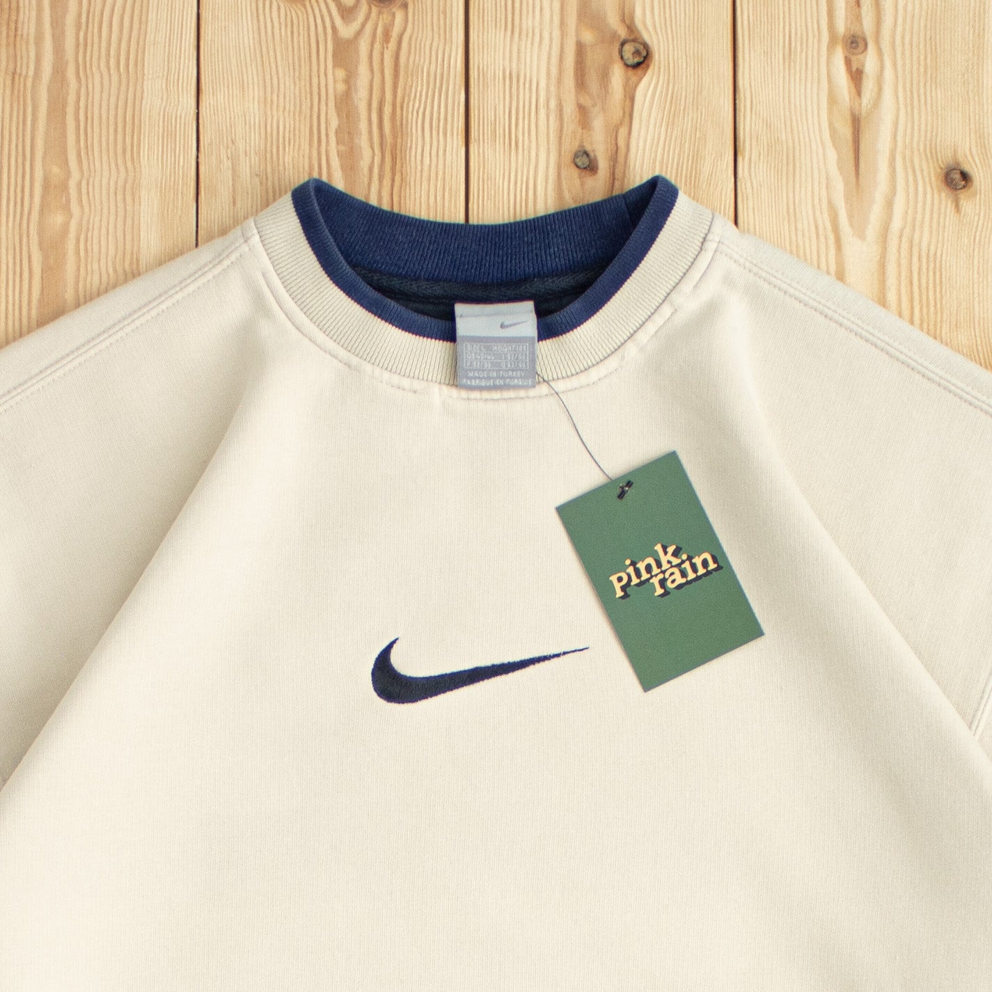 (L) Vintage Nike Swoosh Embroidered Sweatshirt