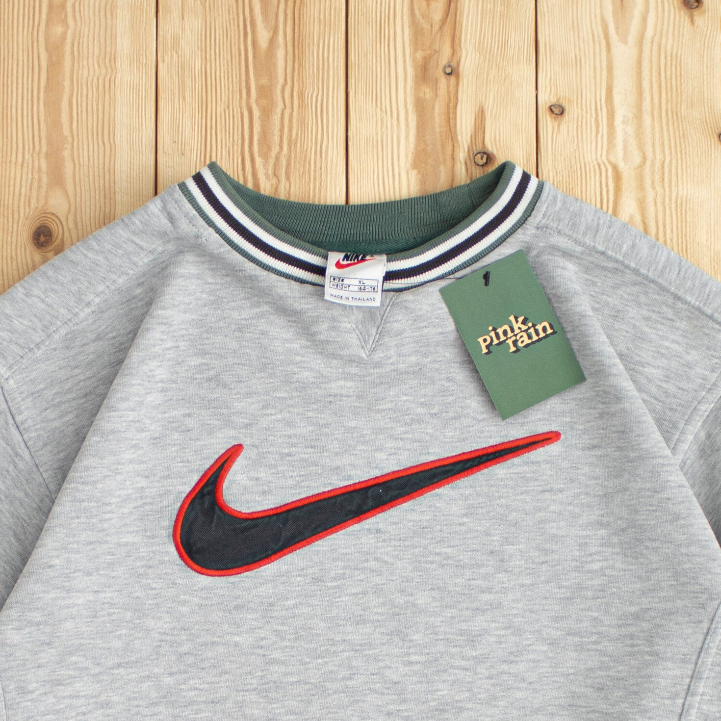 (S/M) Vintage Nike Swoosh Embroidered Sweatshirt