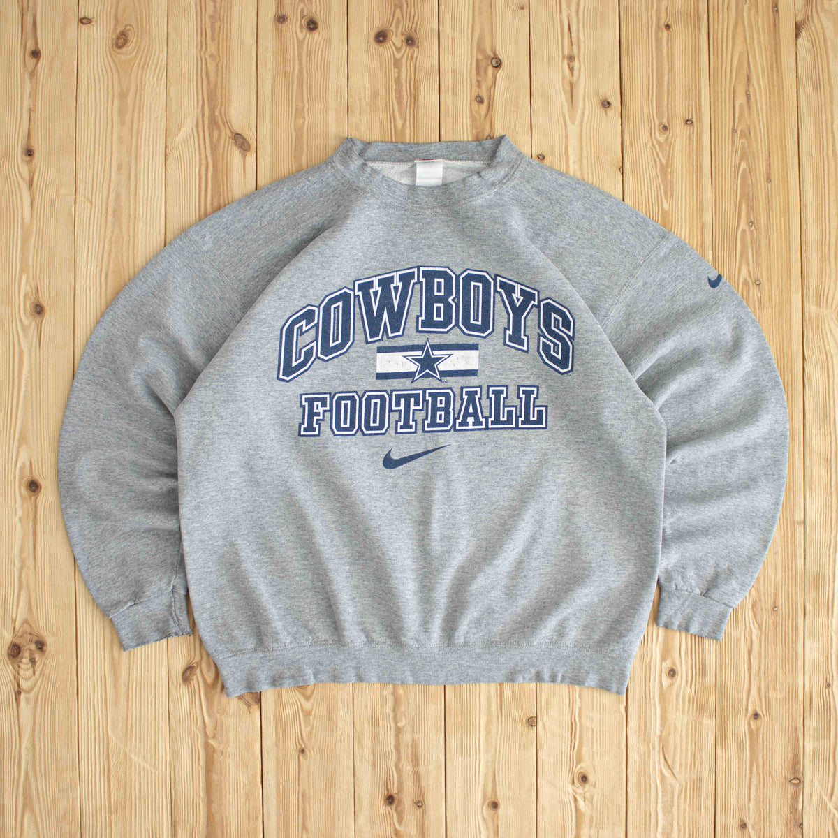 (M) Nike Dallas Cowboys NFL Vintage Sweatshirt Gray