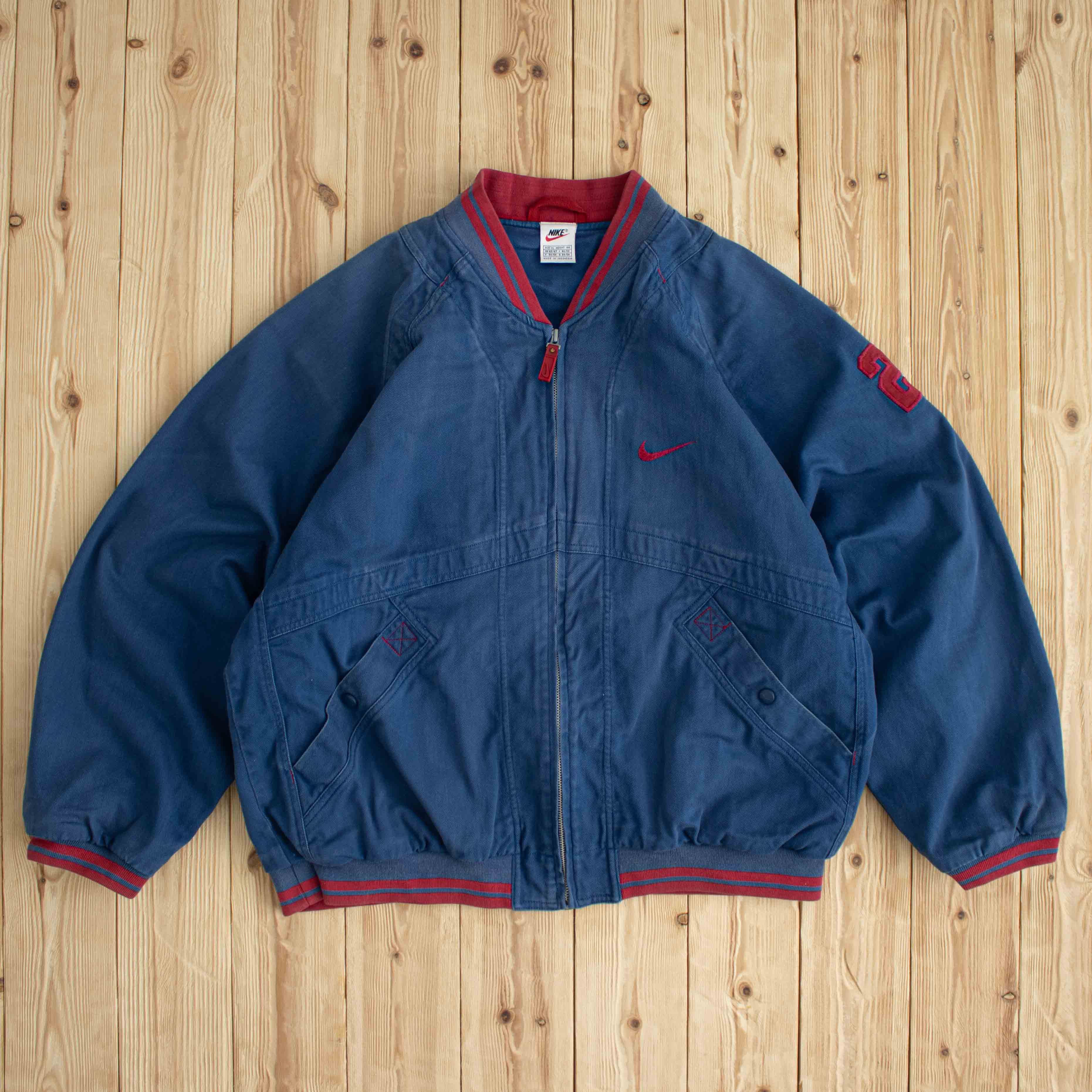 (L/XL) Vintage Nike Workwear Embroidered Jacket