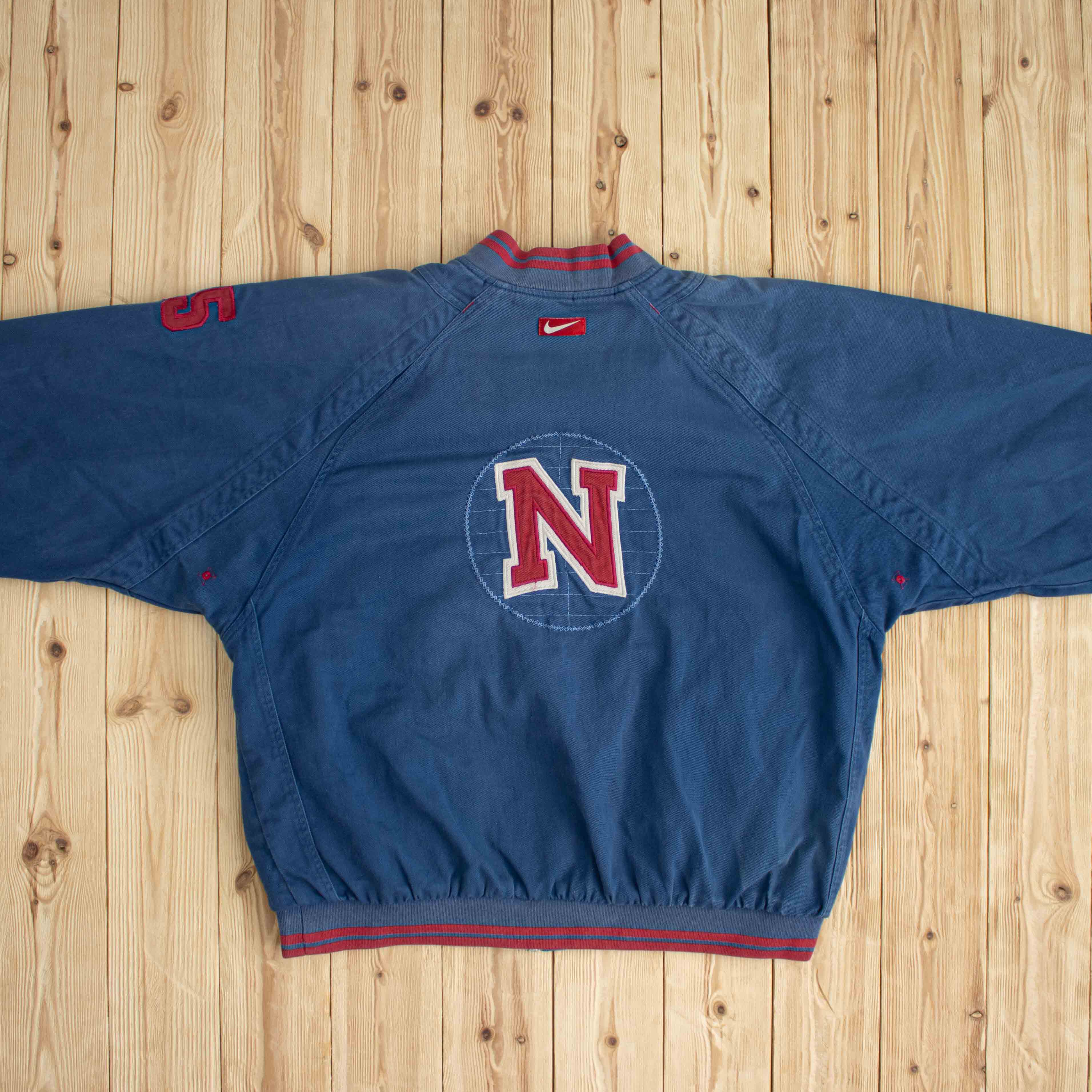 (L/XL) Vintage Nike Workwear Embroidered Jacket