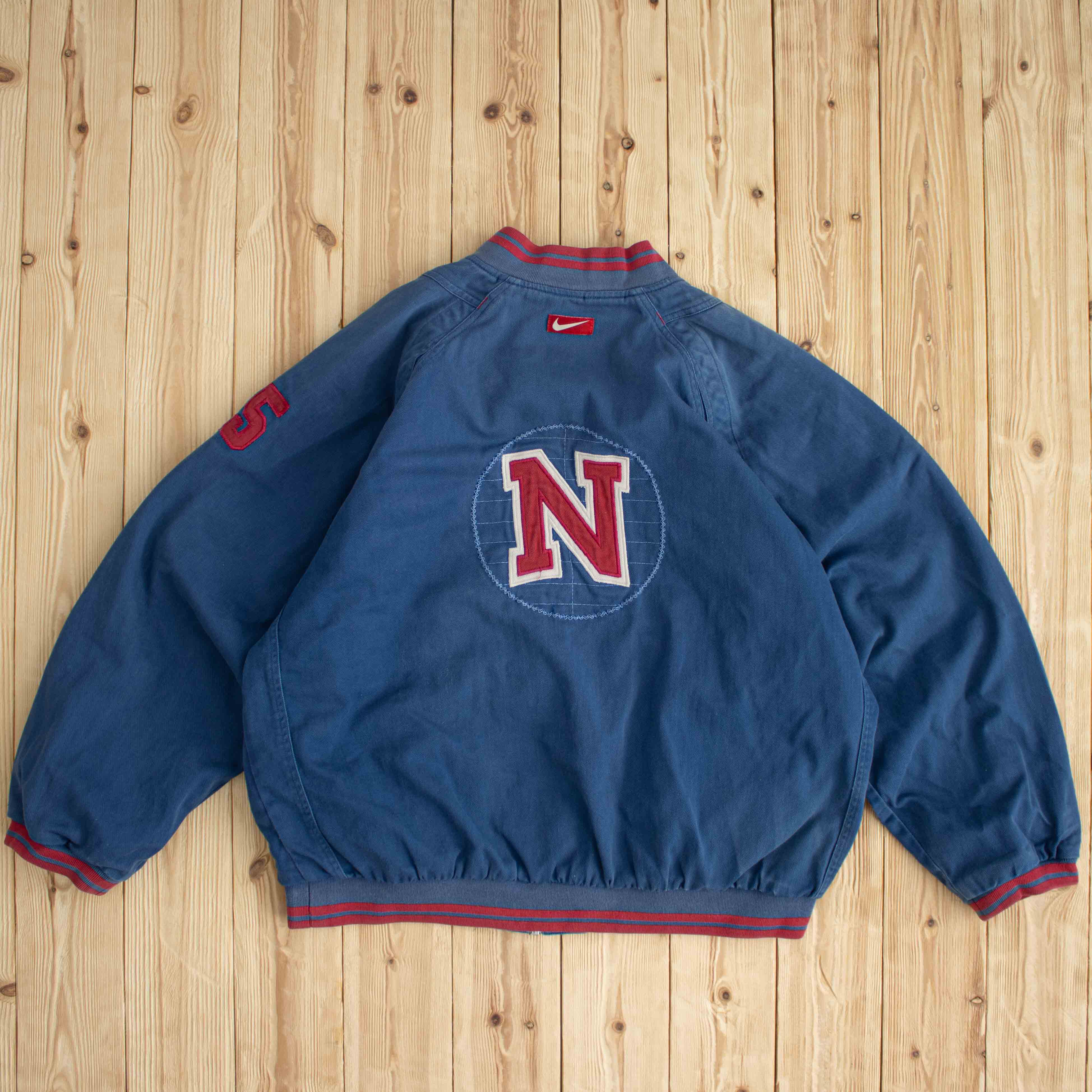 (L/XL) Vintage Nike Workwear Embroidered Jacket