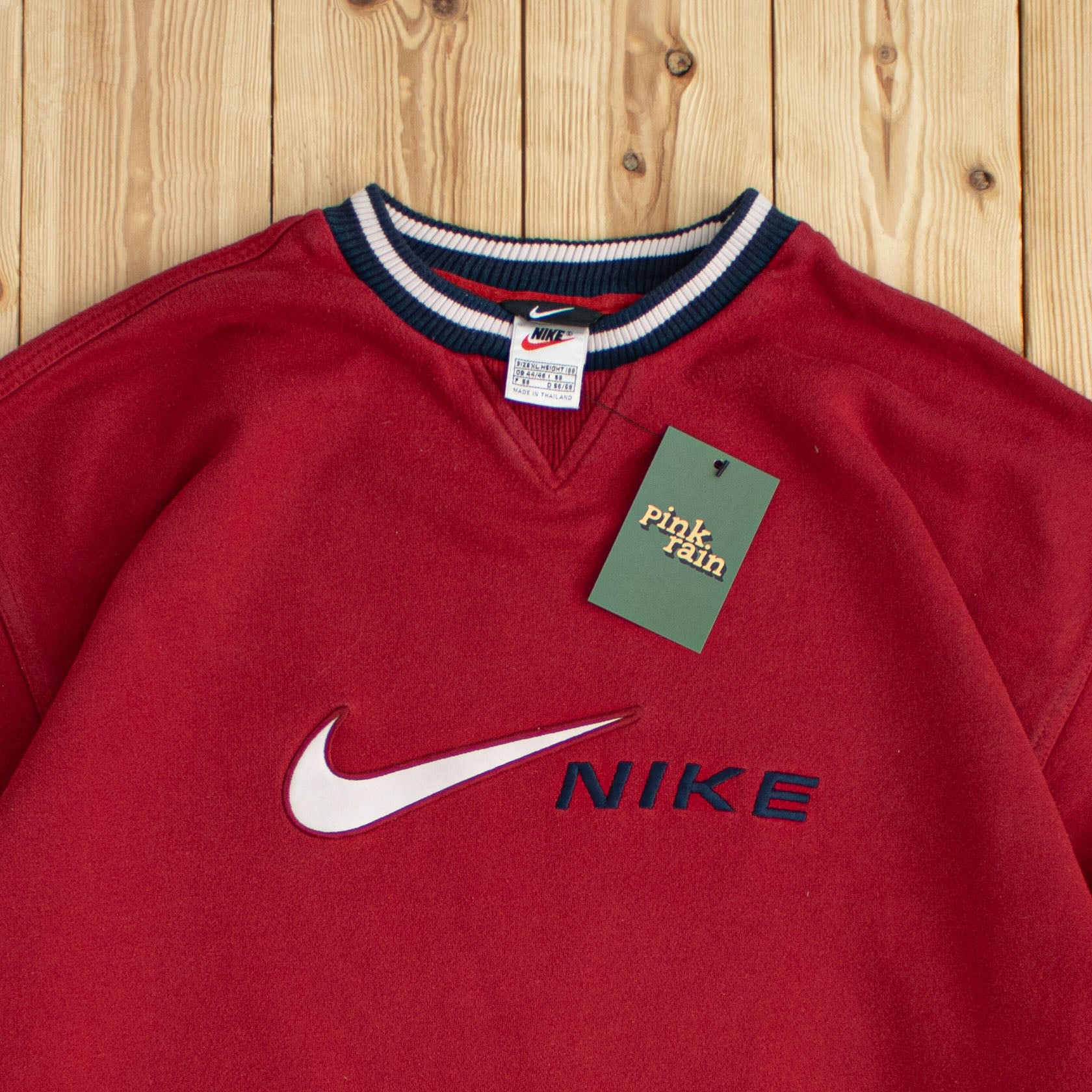 (M/L) Vintage Nike Logo Embroidered Sweatshirt