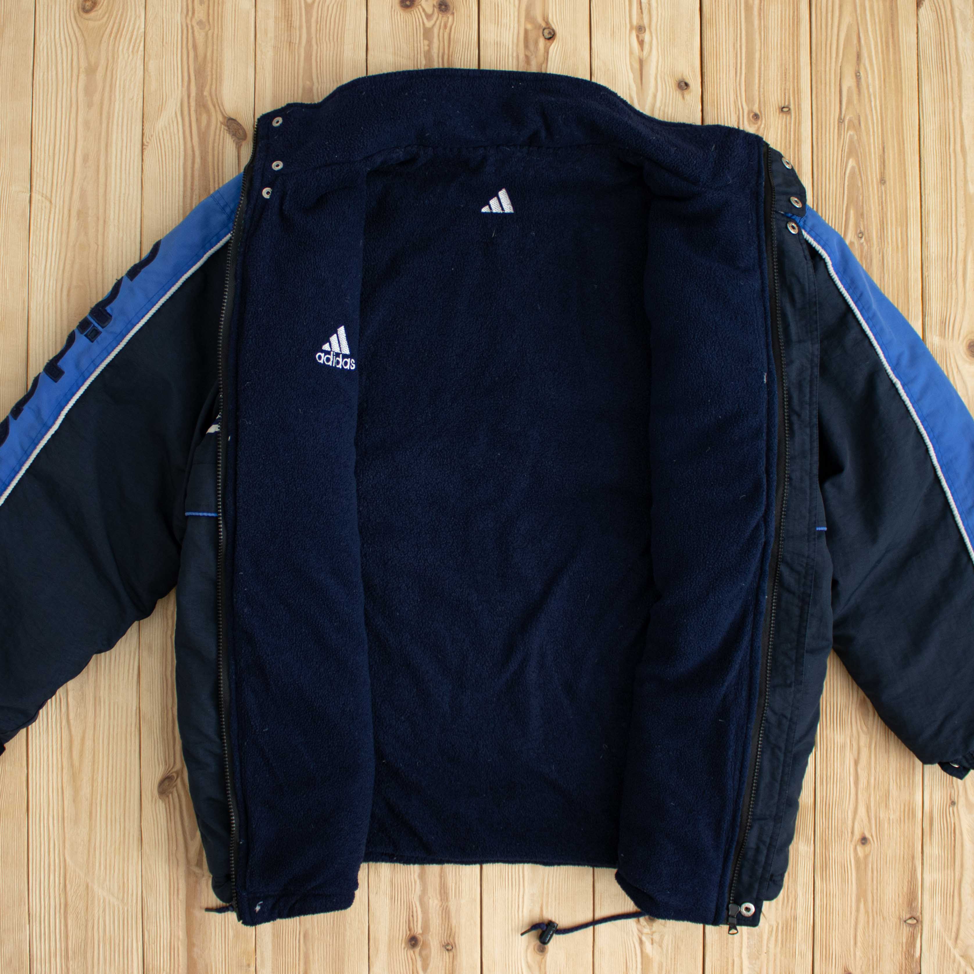 (XL) Vintage Adidas Embroidered Puffer Jacket